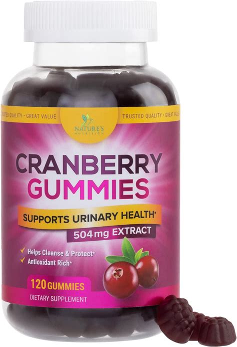 Cranberry Gummies Max 501 Cranberry Extract Gummy With Vitamin C