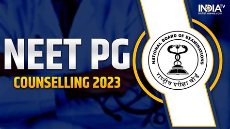 Neet Pg Counselling Mcc Releases Eligibility Criteria For