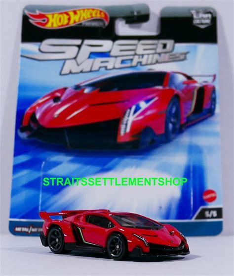 HOT WHEELS 2023 SPEED MACHINES LAMBORGHINI VENENO LOOSE MINT EBay