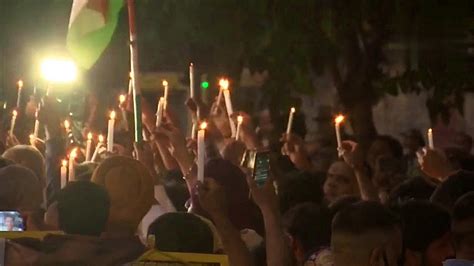 Protesting Wrestlers Hold Candlelight March At Delhis Jantar Mantar