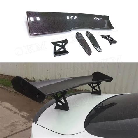 Rear Spoilers Spoilers Universal Carbon Fiber Style Trunk Gt Rear