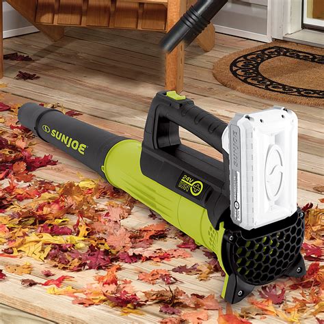 Best Buy Sun Joe Volt Ion Mph Cfm Cordless Handheld Blower