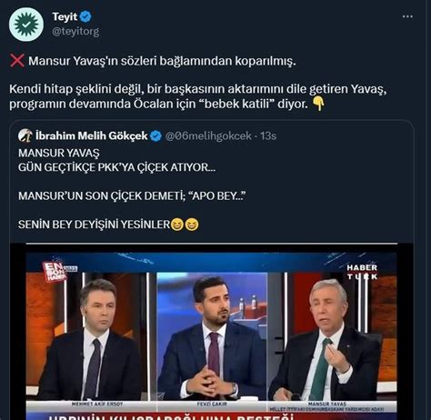 Mansur Yavaş ı hedef alan Melih Gökçek yine baltayı taşa vurdu Yerel