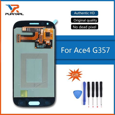 Ace4 AMOLED LCDS For Samsung Galaxy Ace 4 SM G357 G357 G357FZ LCD