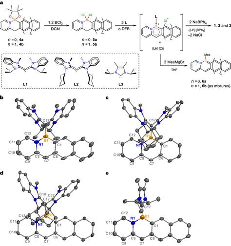 Synthesis And Single Crystal Structures Of Azaboraacenium Ions A