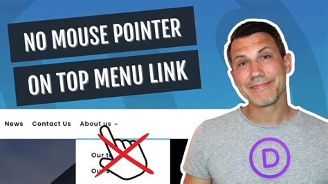 How To Remove Mouse Pointer On Hover For Menu Items With Submenu In