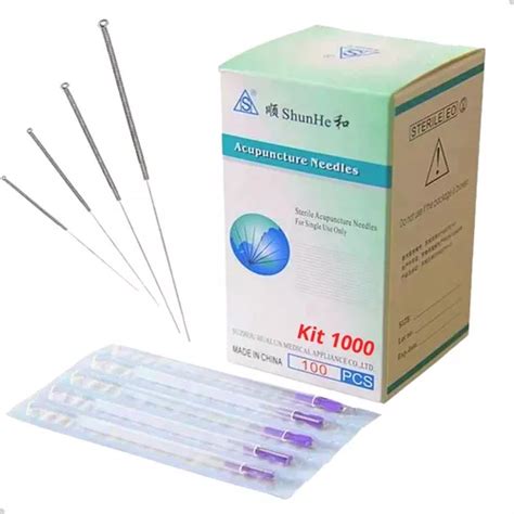 Agulha Acupuntura 25x40 Descartáveis Esterilizadas Kit 1000 Frete grátis