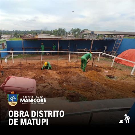 OBRA DE AMPLIAÇÃO DA UBS DO DISTRITO DE SANTO ANTÔNIO DO MATUPI SENDO