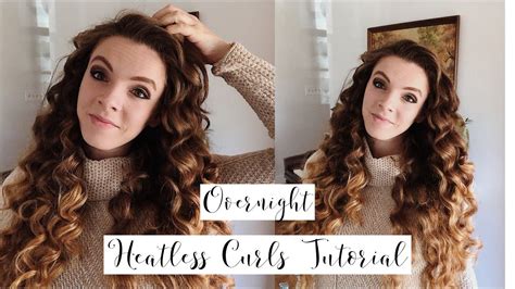 Overnight Heatless Curls Robe Heatless Curls Hair Tutorial Youtube