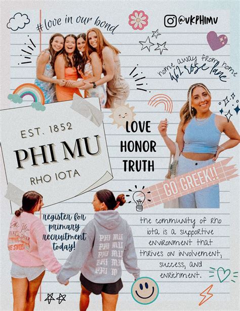 Sorority Recruitment Instagram Inspo Phi Mu Sorority Recruitment