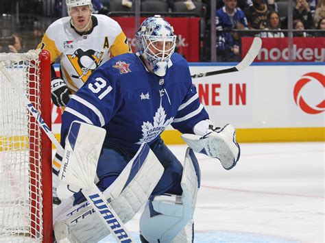 Veteran Jones Provides Solid Goaltending In Leafs Shutout Of Penguins