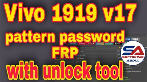 Vivo V Pattern Unlock Hard Reset Unlocktool By Softichnic Youtube