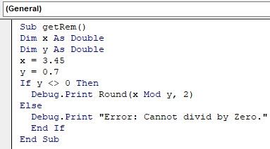 VBA MOD Operator Syntax Step Wise Examples How To Use