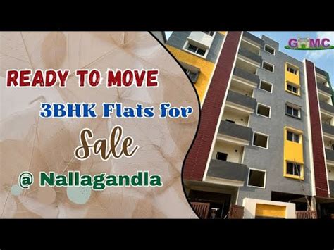 Sold Out Brand New Bhk Flats Sale In Nallagandla Near Wipro Circle