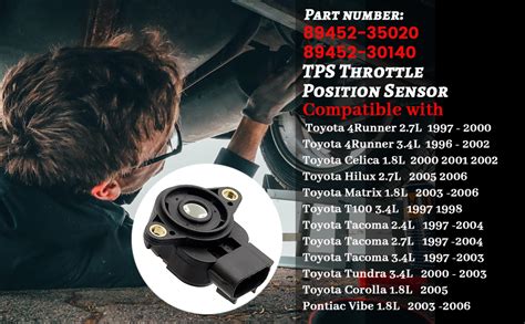 Amazon Soyater Tps Throttle Position Sensor Fits For