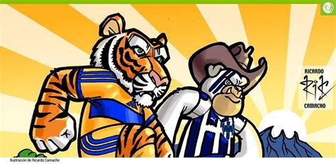 Top Imagen Caricaturas De Tigres Y Rayados Viaterra Mx