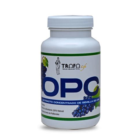 Opc Extracto Concentrado De Semilla De Uva Caps Trofo Life