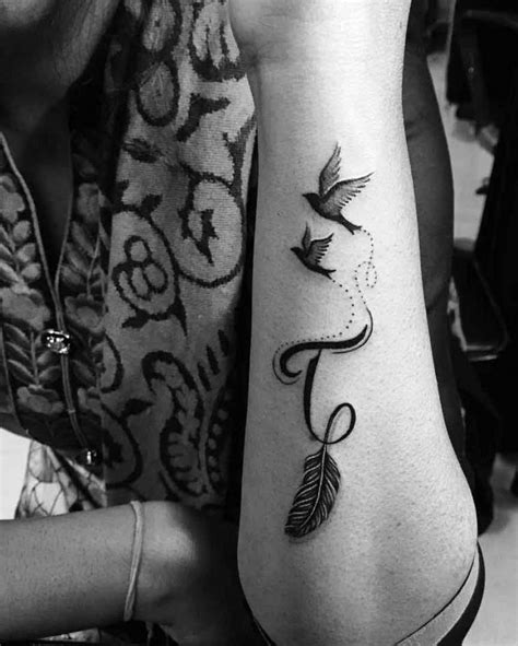 40 Letter T Tattoo Designs, Ideas and Templates【 2021