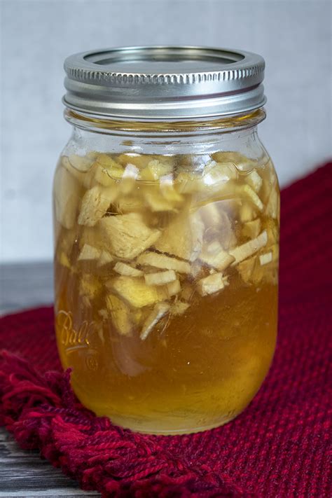 How To Make Honey Fermented Ginger My Easy Ginger Peeling Hack