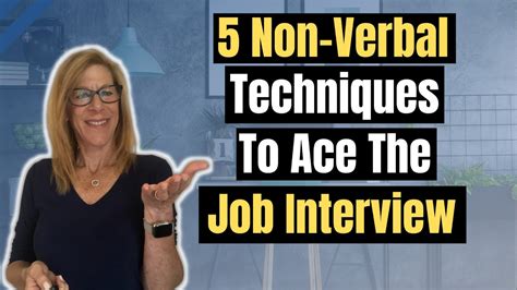 How To Ace The Interview With Non Verbal Communication Job Interview Tips Youtube