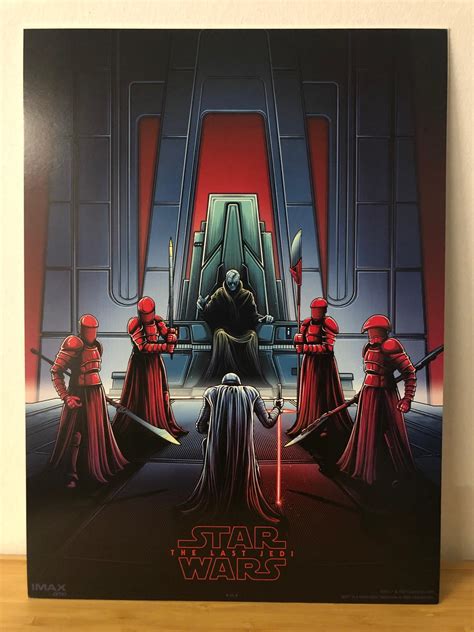 Star Wars Home Base Star Wars Ep 8 The Last Jedi IMAX Mini Poster