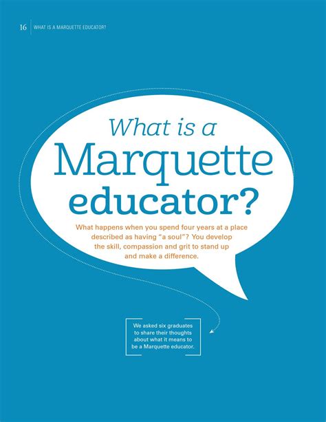 Education Magazine 2014 By Marquette University Issuu