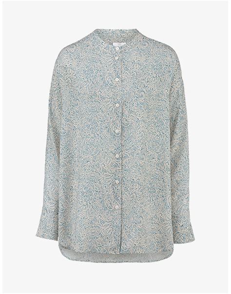 Riani Smoky Blue Patterned Blouse Women From Young Ideas Uk