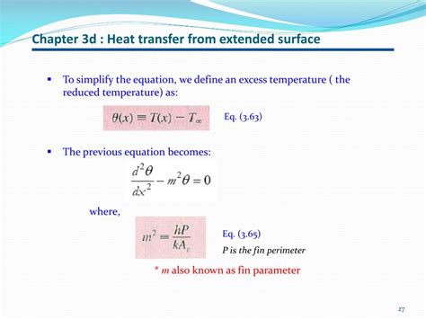 Ppt 1d Steady State Heat Transfer With Heat Generation Fins And Extended Surfaces Powerpoint