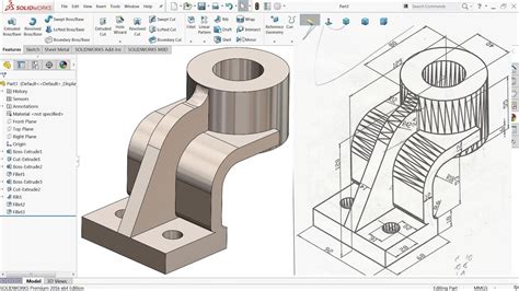 Solidworks Tutorial For Beginners Exercise 7 Youtube