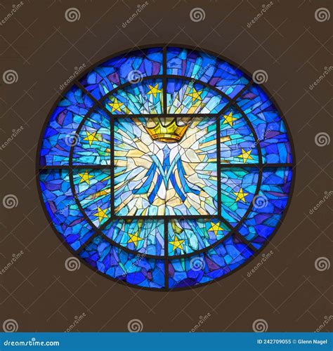 Co Cathedral Of The Sacred Heart Stained Glass Window Editorial Image Image Of Legion Stained