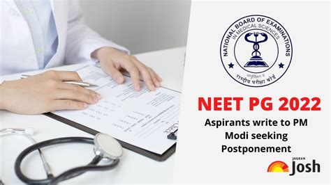 Neet Pg 2022 Postponement 15000 Medical Interns Write To Pm Modi Seeking Deferment Of Medical