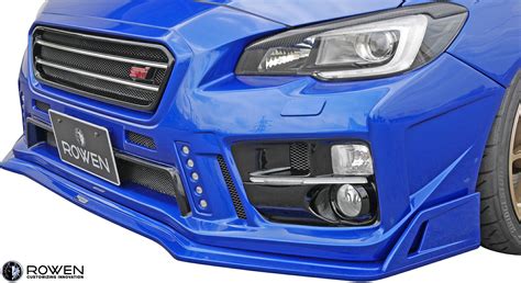 M sSUBARU WRX STI S4 後期 2017 6 ROWEN ロアグリルエクステンションFRP VAB VAG