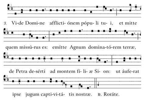 Rorate Caeli Gregorian Chant Hymns