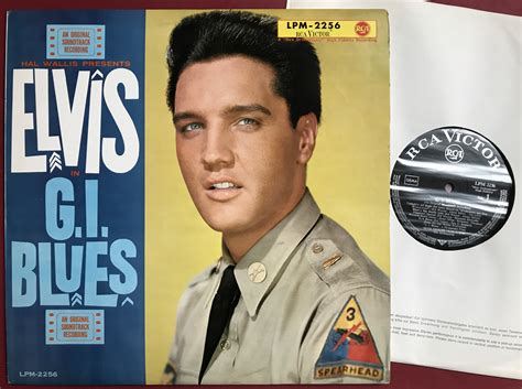 Nostalgipalatset Elvis Presley G I Blues Tysk Lp