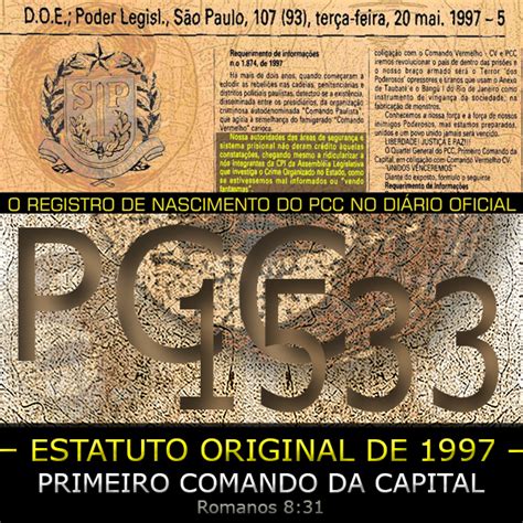 Estatuto Do Pcc — Primeiro Comando Da Capital 1997