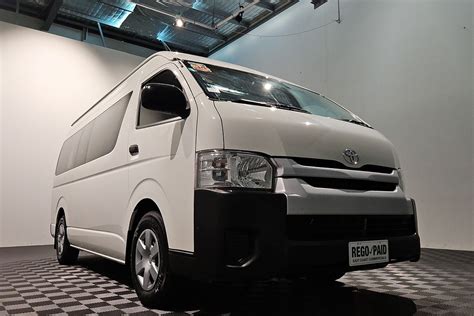 Sold Toyota Hiace Commuter High Roof Super Lwb In White Used Bus