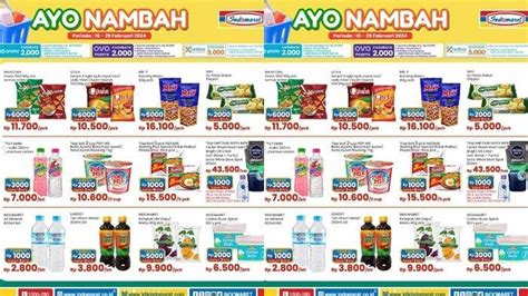 Katalog Promo Indomaret Hari Ini Februari Beli Pop Mie Hanya