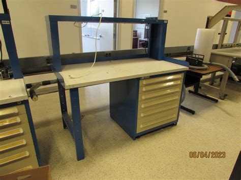 Machines Used Stanley Vidmar Cabinet Base Work Bench With Formica Top