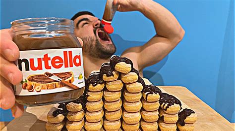 Asmr Nutella Chocolate Cookies Eating Sounds Hungry Jorge Youtube