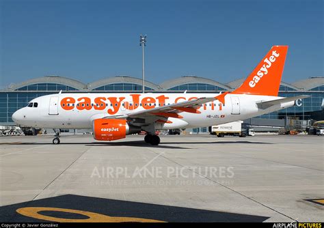 HB JZL EasyJet Switzerland Airbus A319 At Alicante El Altet Photo