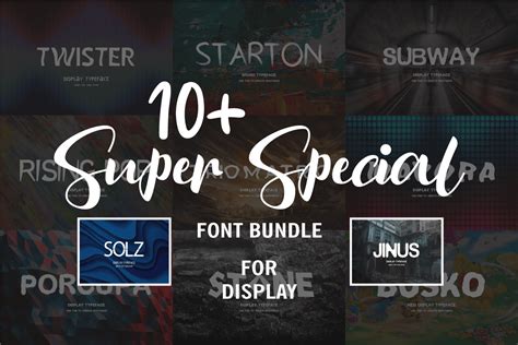 10 Font Bundle For You Graphic By Elimesherstudio · Creative Fabrica