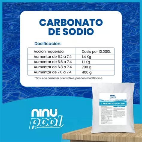 Carbonato De Sodio Ninu 1 Kg Nivelador De Ph En Venta En Xalapa