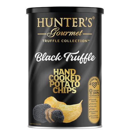 Hand Cooked Potato Chips Black Truffle Truffle Collection 150gm