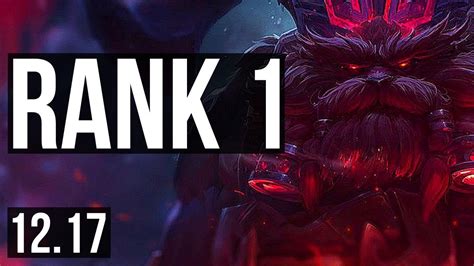 Ornn Vs Rumble Top Rank 1 Rank 1 Ornn 5 2 8 Kr Challenger 12