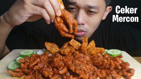 MUKBANG CEKER MERCON SUPER PEDAS PAKE NASI MUKBANG INDONESIA YouTube