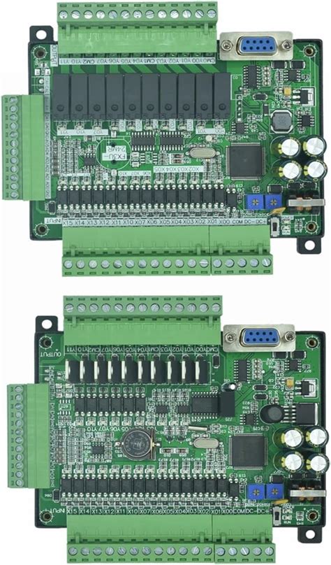 Placa De Control Industrial PLC FX3U 24MR 24MT 6AD 2DA Con Controlador