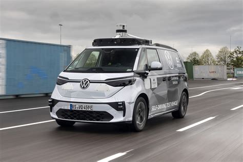 Self Driving Vw Id Buzz Electric Vans Start Testing Ahead Of Commercial