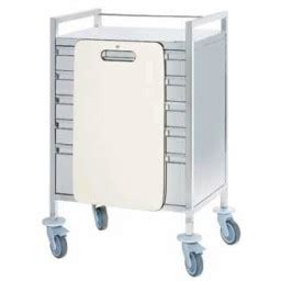 Chariot D Urgence Inox 5 Tiroirs Plaque De Massage Cardiaque