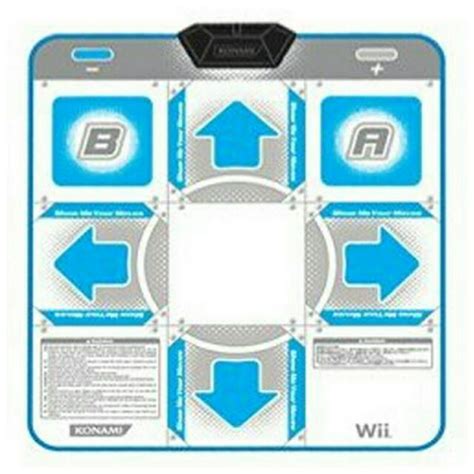 Konami Dance Dance Revolution Ddr Dance Mat Pad For Nintendo Wii