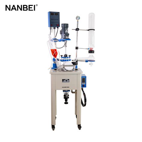 Buy Double Layer Jacketed Glass Reactor Manufacturer And Factory NANBEI